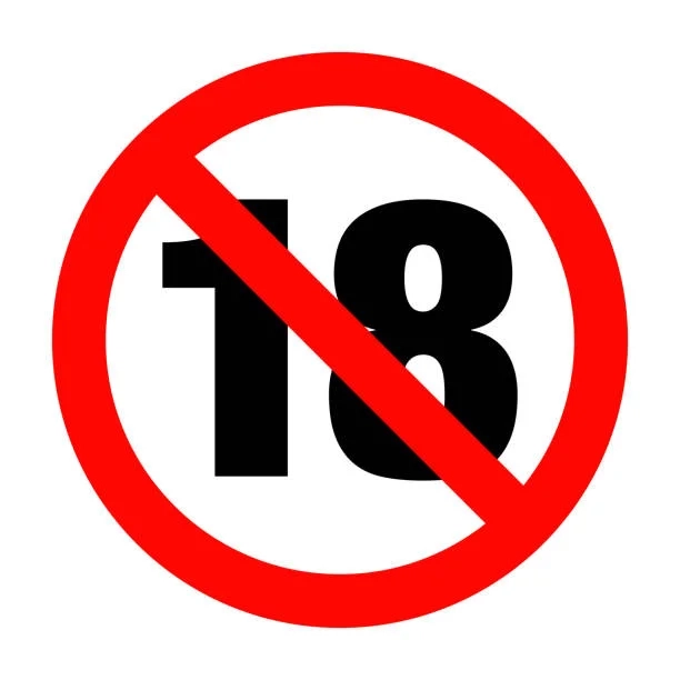 18岁以上年龄限制标识