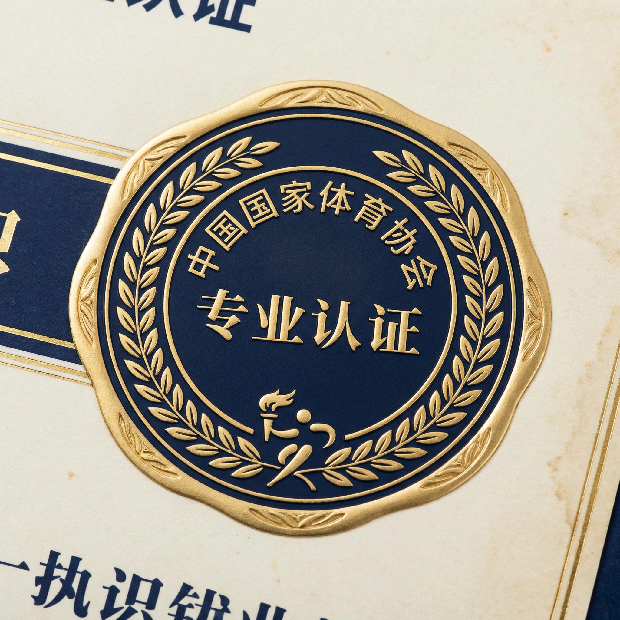 东方体育协会颁发的体育竞猜牌照徽章